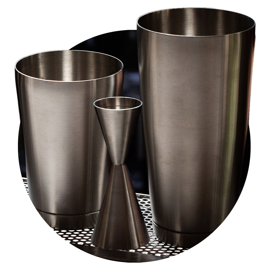 Piña Barware Stainless Steel Commercial 2oz. / 1oz. Bell Style